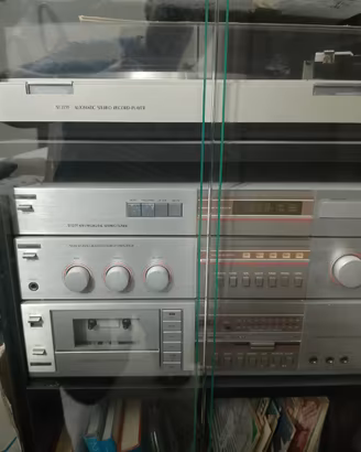 Stereo Vintage Phonola anni 80, impianto completo