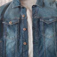 Giubotto jeans Trussardi