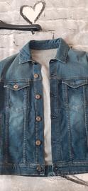 Giubotto jeans Trussardi
