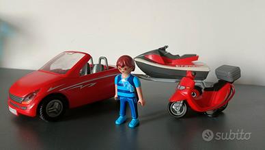 Playmobil 5133 Roadster con moto d'acqua