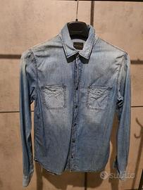 Camicia uomo jeans Sisley