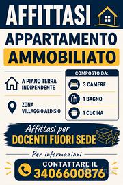 Villetta per DOCENTI FUORISEDE Giardino e Veranda