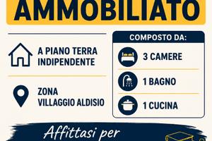Villetta per DOCENTI FUORISEDE Giardino e Veranda
