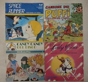 Lotto di 5 Sigle TV e Cartoni animati vari 