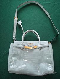 Guess Enisa borsa verde acqua
