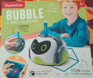 gioco bubble il  robot che disegna 
