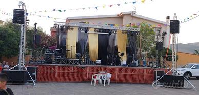 2 Torri Trabes lift 4/4,5 m per line array