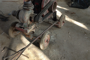 Moto pompa palmieri d'epoca