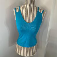 Vest top turchese