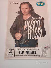 Vasco Rossi poster concerto tour 89 Alba Adriatica