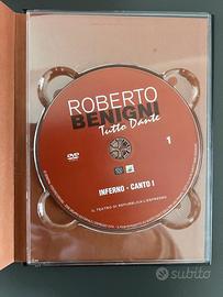 dvd Roberto Benigni, tutto Dante