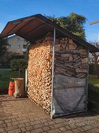 Legnaia in struttura metallica