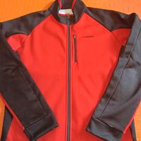 Giubbino tecnico antivento della look rossonero 