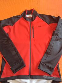 Giubbino tecnico antivento della look rossonero 