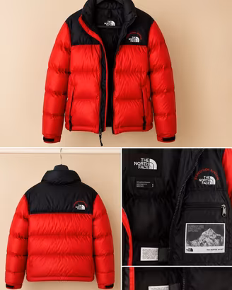 The North Face rosso e nero donna
