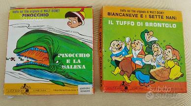 Film 8mm Pinocchio + Film 8 mm Biancaneve