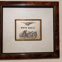 Quadro Moto Guzzi in argento