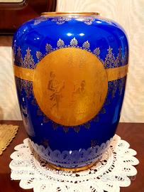 Coppia di Vasi con Medaglioni in Oro Zecchino 