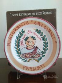 Piatto Buon Ricordo. Cacciani Frascati