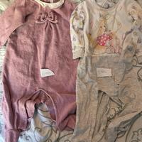 Set lotto vestiti neonata 0-9 mesi