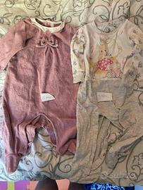 Set lotto vestiti neonata 0-9 mesi