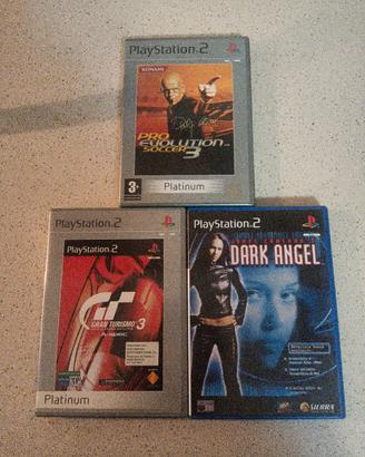 Lotto 3 Giochi PS2 Completi dischi a specchio 