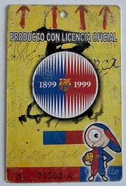Etichetta ufficiale centenario Barcellona calcio