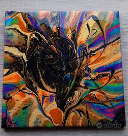 mattonelle decorate a mano fluorescenti 