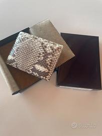 Portafoglio uomo in pitone