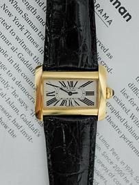Cartier Divan ref.2601 cassa oro 18 kt romsn Dial