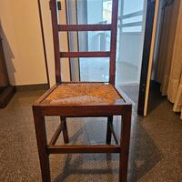 Sedie arte povera impagliate