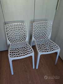 2 sedie Polipropilene