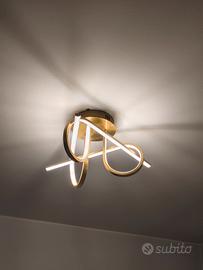 Plafoniera/Lampadario LED Moderno design Oro  