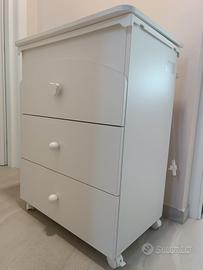 Fasciatoio cassettiera bagnetto Foppapedretti 