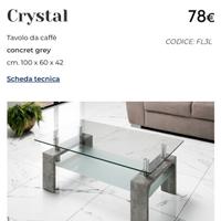 tavolino da soggiorno 