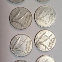 8 MONETE DA 10 LIRE 1955