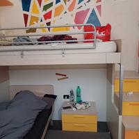 letto castello superiore fox 34 Doimo city line 