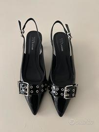 Tacchi neri bassi, kitten heels