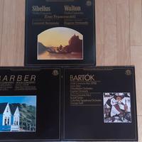 Sibelius-Walton-Bartòk - 3 LP Vinile CBS