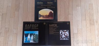Sibelius-Walton-Bartòk - 3 LP Vinile CBS