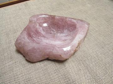 Ciotola in QUARZO ROSA naturale