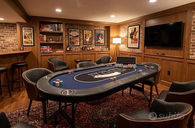 Tavolo da poker (fino a 8 giocatori). NUOVO