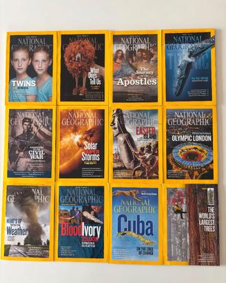 Riviste National Geographic in inglese Anno 2012
