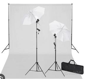  telo luci e ombrellini fotografia usato