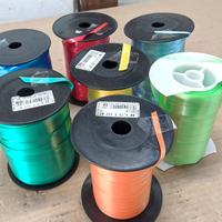 7 Rotoli di nastri liscio colori assortiti bobine