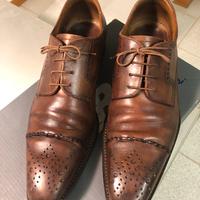 Scarpa uomo pelle marrone N. 40