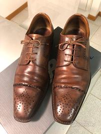 Scarpa uomo pelle marrone N. 40