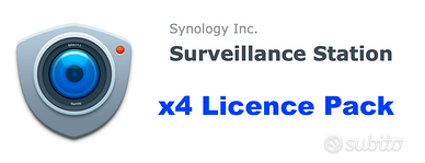 Synology - Pack 4 Licenze Surveillance Station