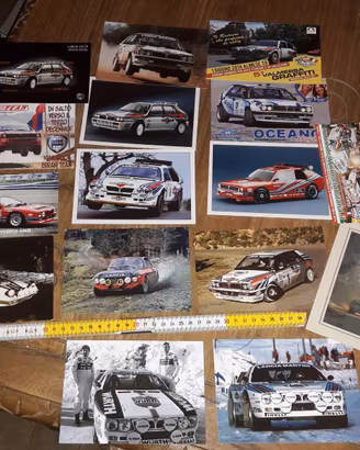 Lancia Rally 037 delta stratos s4 fulvia Cartoline