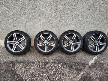 Cerchi + gomme invernali + sensori originali BMW